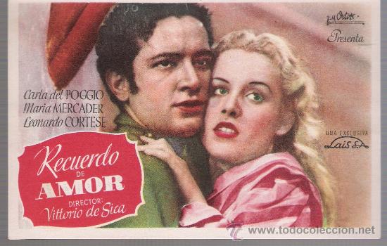 Cine: Recuerdo de Amor. Sencillo de Confisa.  &iexcl;IMPECABLE! - Foto 1