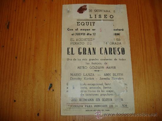Cine: EL GRAN CARUSO CINE COLISEO - Foto 2