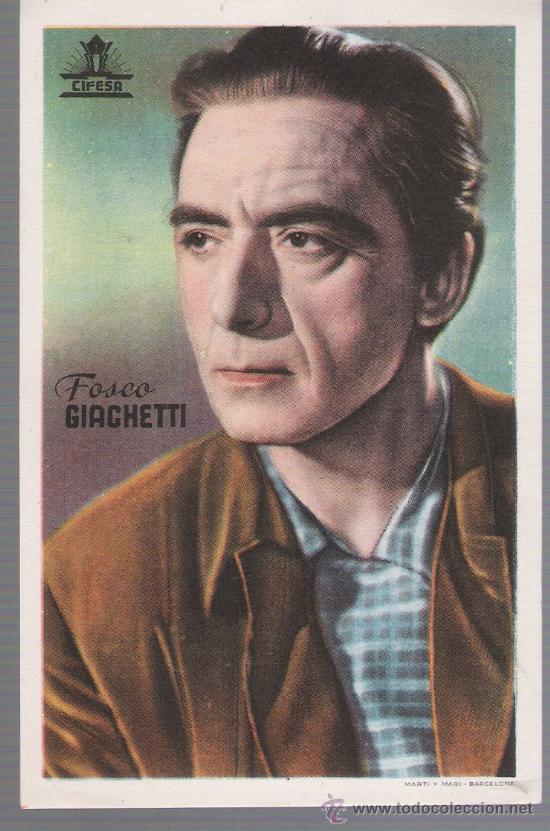 Cine: Fosco Giachetti. Programa de Cifesa. - Foto 1