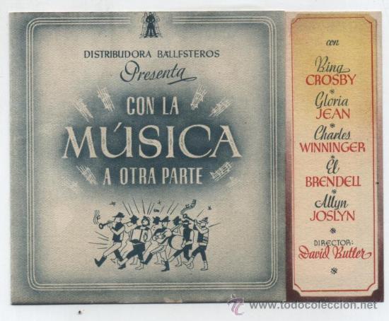 Cine: Con la m&uacute;sica a otra parte. Doble de Ballesteros. - Foto 1