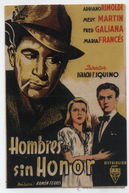 Cine: Hombre sin Honor. Doble de Emisora Films. - Foto 1