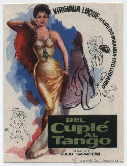 Cine: Del cupl&eacute; al Tango. Prograna doble cancionero. - Foto 1
