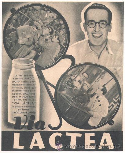 Cine: PTCC 312 LA VIA LACTEA PROGRAMA DOBLE PARAMOUNT HAROLD LLOYD - Foto 2