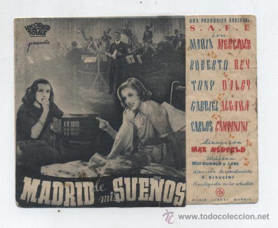 Cine: Madrid de mis sue&ntilde;os. Doble de Hispania Tobis. - Foto 1