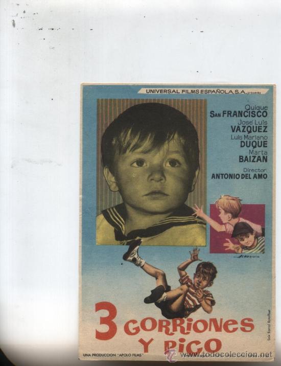 Cine: 3 gorriones y pico. Sencillo de Universal. - Foto 1