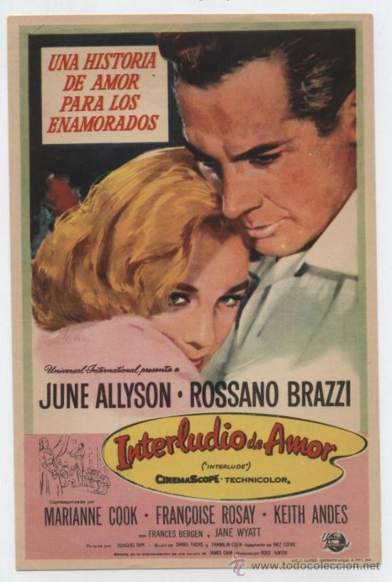 Cine: Interludio de amor. Sencillo de Universal International. - Foto 1
