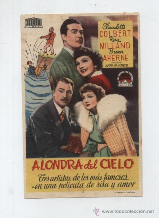 Cine: Alondra del Cielo. Sencillo de Mercurio. - Foto 1