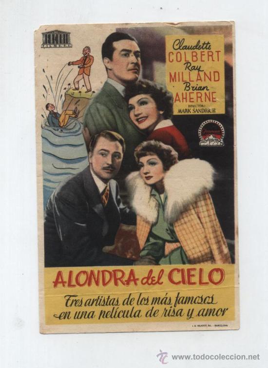 Cine: Alondra del Cielo. Sencillo de Mercurio. - Foto 1