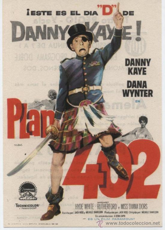 Cine: Plan 402. Sencillo de Paramount.  Teatro Regio - Yecla.   &iexcl;IMPECABLE! - Foto 1
