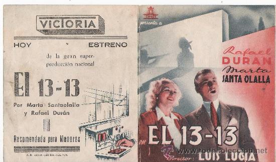 Cinema: el 13-13