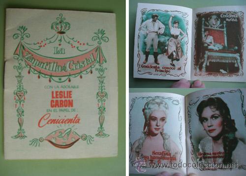 Foglietti di film di film antichi di cinema: LA ZAPATILLA DE CRISTAL (Cenicienta). Leslie Caron