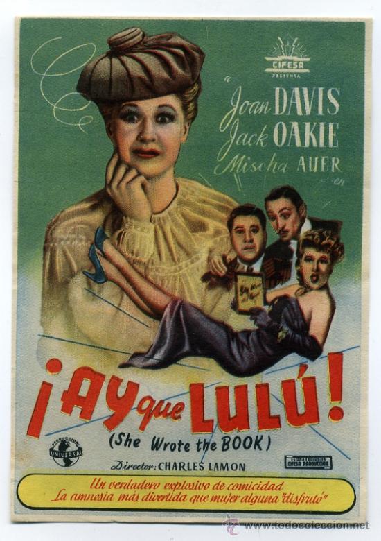 Cine: AY QUE LULU, con Jack Oakie. - Foto 1