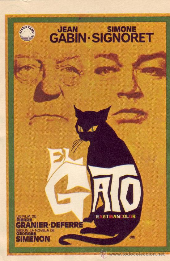 Cinema: EL GATO. IZARO FILMS. VEA  MAS PROGRAMAS DE MANO EN RASTRILLOPORTOBELLO