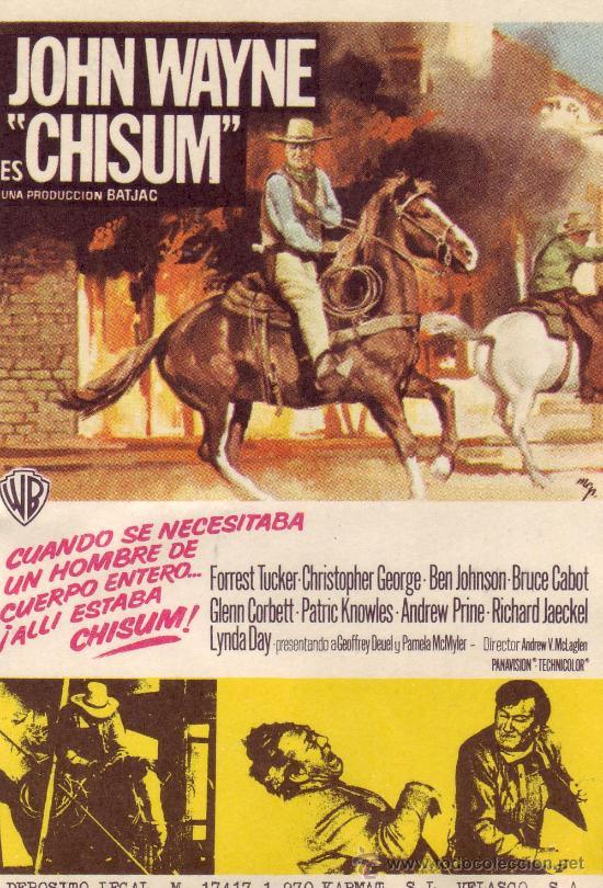 Cine: JOHN WAYNE ES CHISUM. - Foto 1