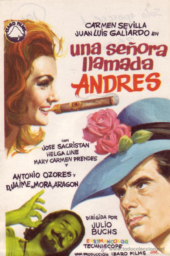 Cinema: UNA SE&Ntilde;ORA LLAMADA ANDRES.  COLECCIONISMO EN GENERAL EN RASTRILLOPORTOBELLO