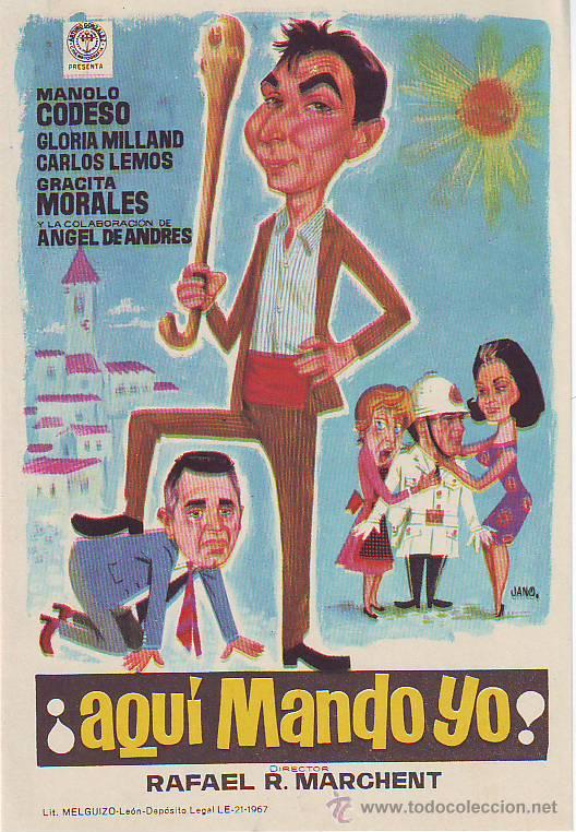 Cine: aqui mando yo - manolo codeso - Foto 1