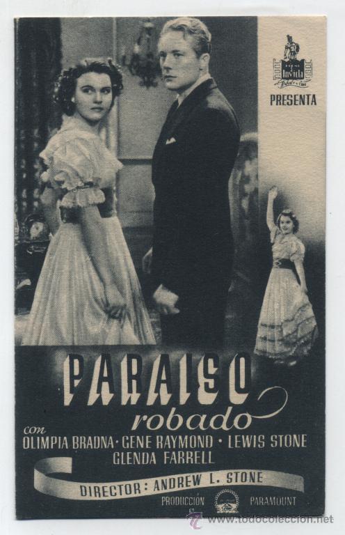 Cine: Paraiso robado. Doble de Paramount. - Foto 1