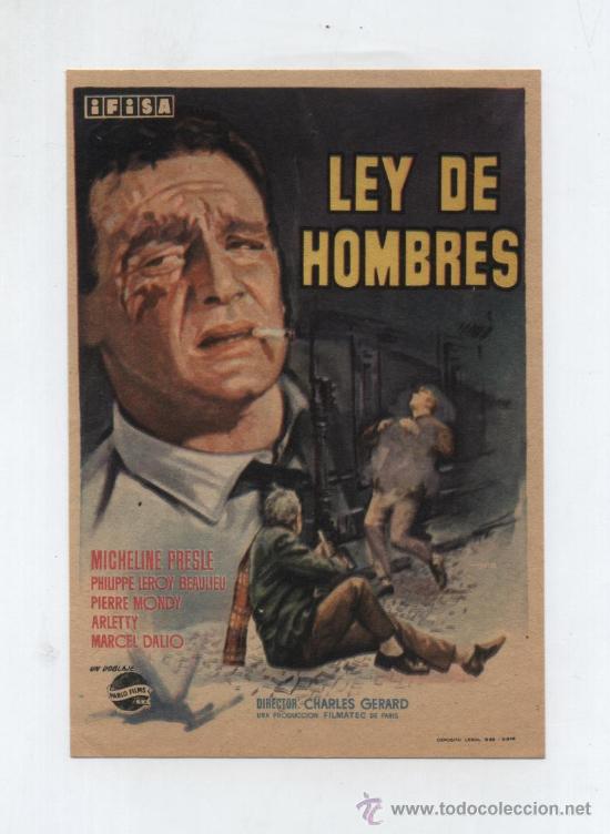 Cine: Ley de Hombres. Sencillo de Ifisa.  &iexcl;IMPECABLE! - Foto 1