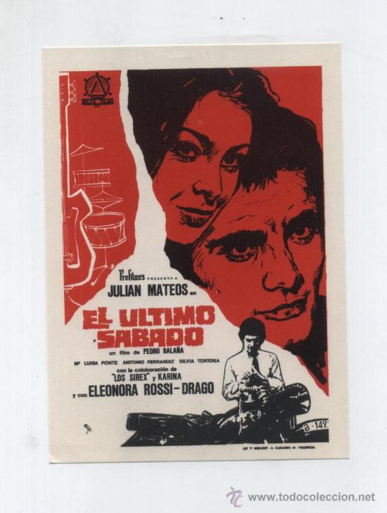 Cine: El &uacute;ltimo S&aacute;bado. Sencillo de Delta Films.  &iexcl;IMPECABLE! - Foto 1