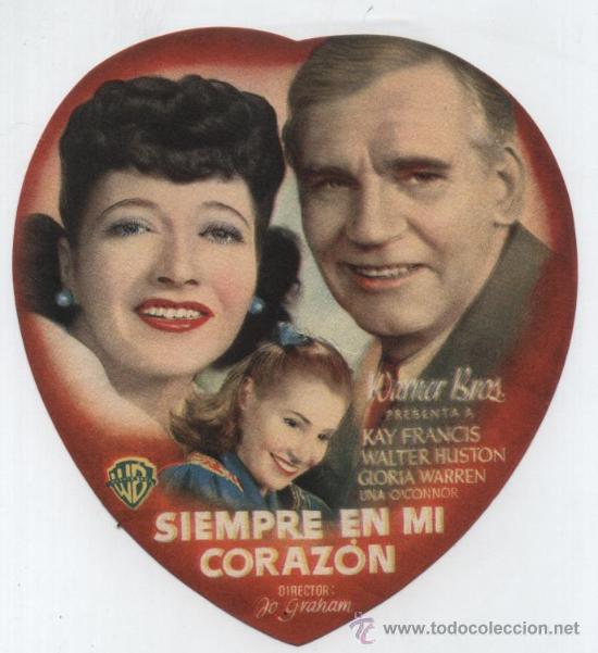 Cine: Siempre en mi coraz&oacute;n. Sencillo troquelado de WB. - Foto 1
