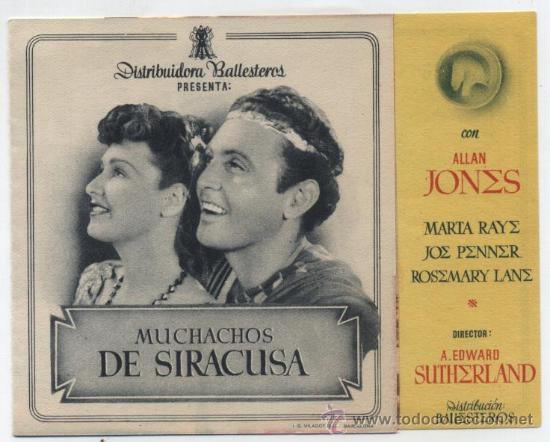 Cine: Muchachos de Siracusa. Doble de Ballesteros. - Foto 1