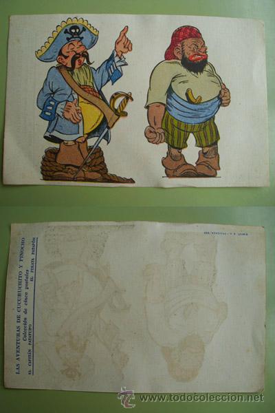 Foglietti di film di film antichi di cinema: Folleto Cine : EL CAPIT&Aacute;N PATATUFO Y EL PIRATA PATAP&Oacute;N - Las Aventuras de Cucuruchito y Pinocho