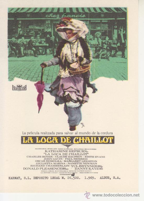 Cine: LA LOCA CHAILLOT - Foto 1