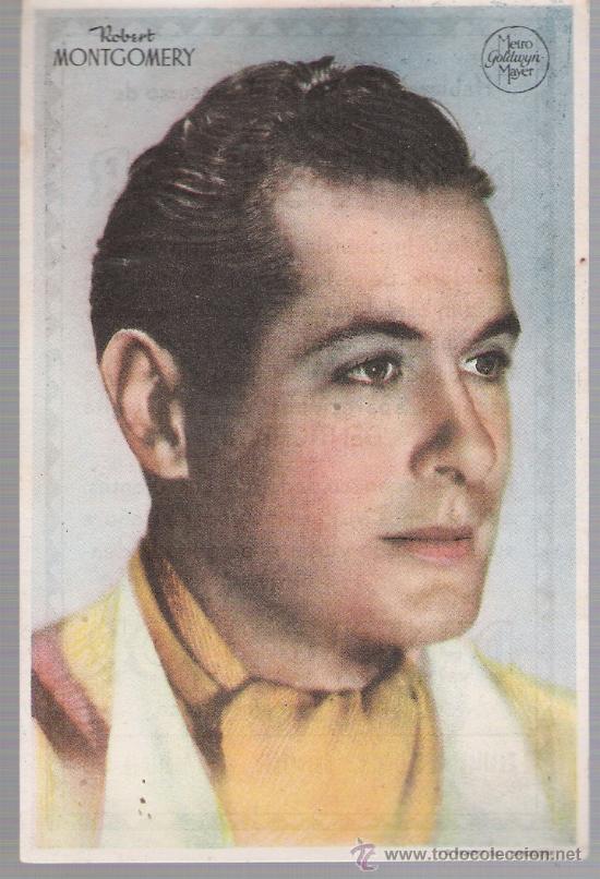 Cine: Robert Montgomery. Sencillo de MGM. Obsequio de Dentichlor. - Foto 1