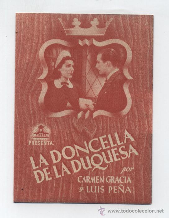 Cine: La Doncella de la Duquesa. Doble de Cifesa. - Foto 1
