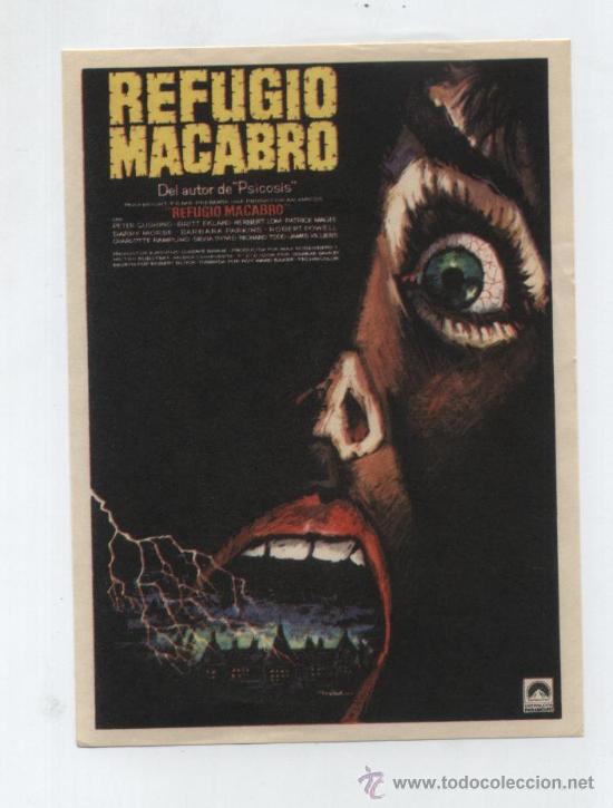 Cine: Refugio macabro. Sencillo de Paramount. - Foto 1