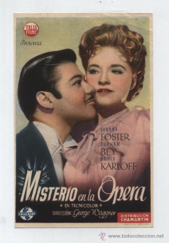 Cine: Misterio en la Opera. Sencillo de Chamart&iacute;n. - Foto 1