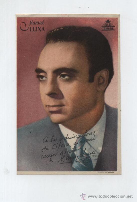 Cine: Manuel Luna. Sencillo de Cifesa. - Foto 1