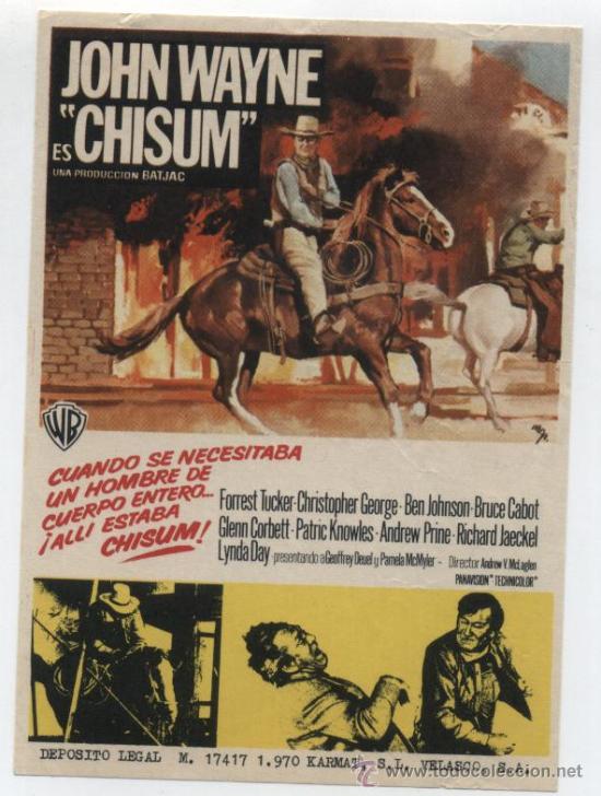 Cine: Chisum. Sencillo de WB. - Foto 1