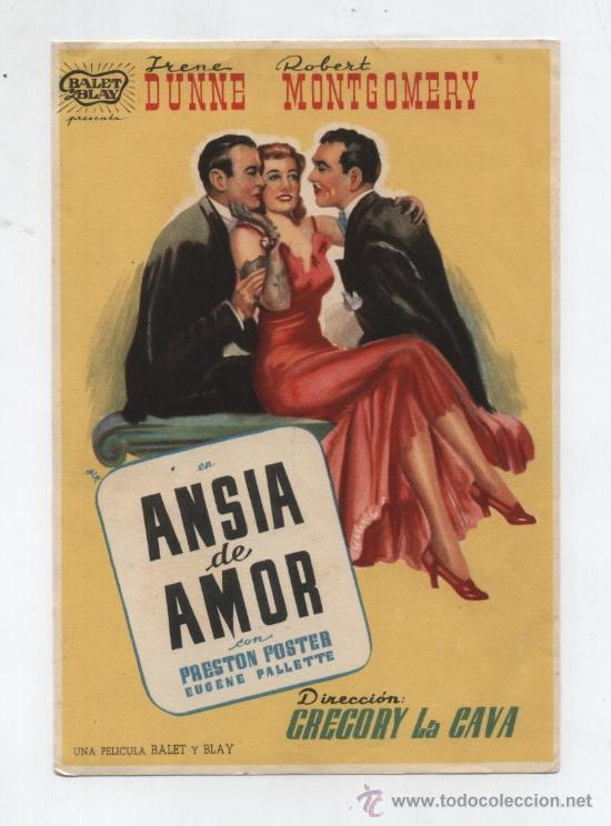 Cine: Ansia de Amor. Sencillo de Balet y Blay. - Foto 1