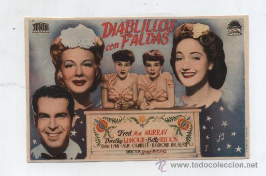 Cine: Diablillos con faldas. Sencillo de Mercurio.  Cine G&oacute;ngora.