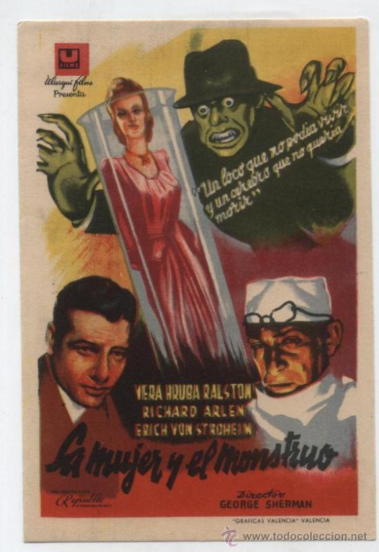 Cine: La Mujer y el Monstruo. Sencillo de U Films.