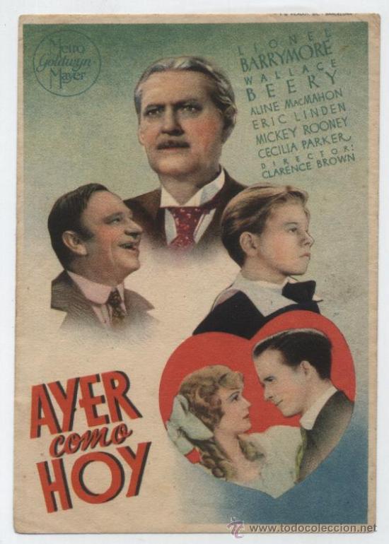 Cine: Ayer como hoy. Sencillo de MGM.