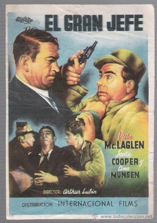 Cine: El Gran Jefe. Sencillo. - Foto 1