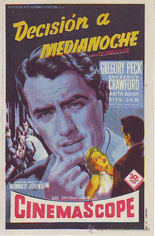 Cine: decision a media noche