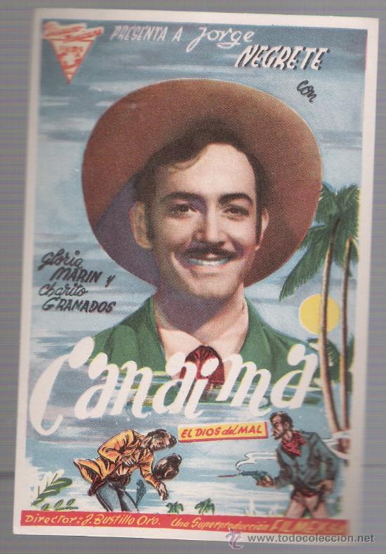 Cine: Canaima. Sencillo de Hispano Mexicana Films.  &iexcl;IMPECABLE! - Foto 1