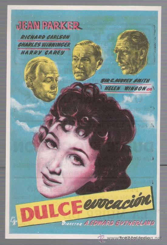 Cine: Dulce evocaci&oacute;n. Programa sencillo.  Cine Mari - Le&oacute;n 1951.   &iexcl;IMPECABLE! - Foto 1