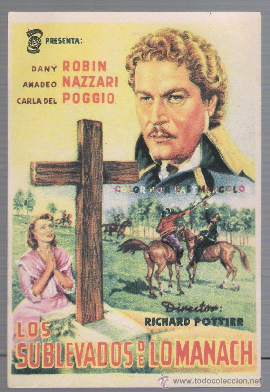Cine: Los sublevados de Lomanach. Programa sencillo.   &iexcl;IMPECABLE! - Foto 1