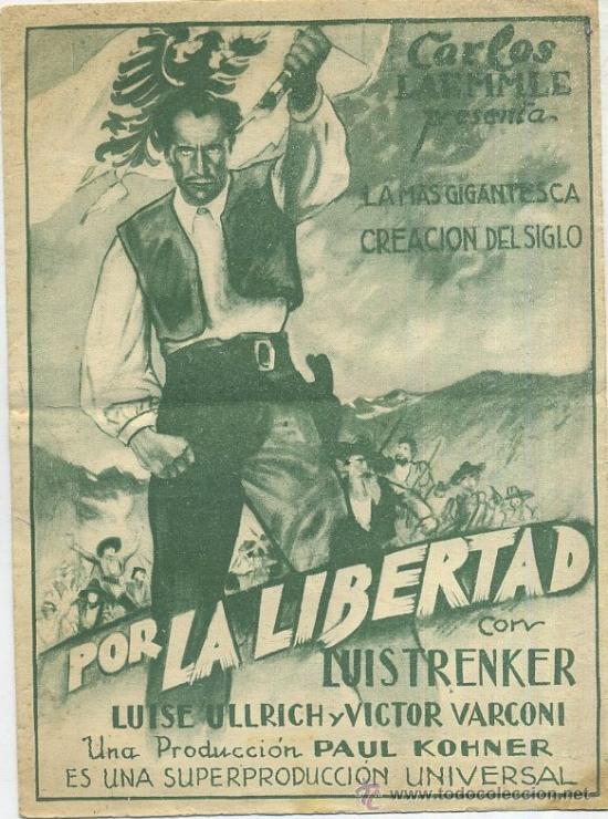 Cine: PROGRAMA DE CINE: POR LA LIBERTAD PC-1532 - Foto 1