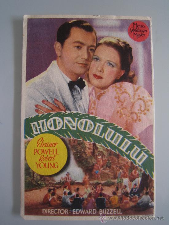 Cine: hononulu metro - folleto de mano original estreno