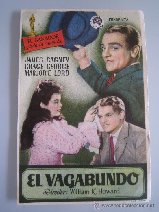 Cine: el vagabundo floralva - folleto de mano original estreno
