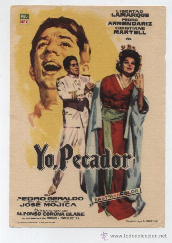 Cine: Yo,Pecador. Sencillo de Pelimex. - Foto 1