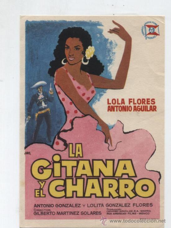 Cine: La gitana y el charro. Sencillo de Suevia Films. - Foto 1