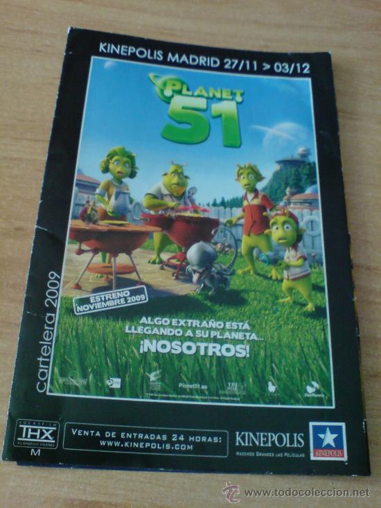 Cine: PROGRAMA CINE KINEPOLIS PELICULA PLANET 51 - Foto 1