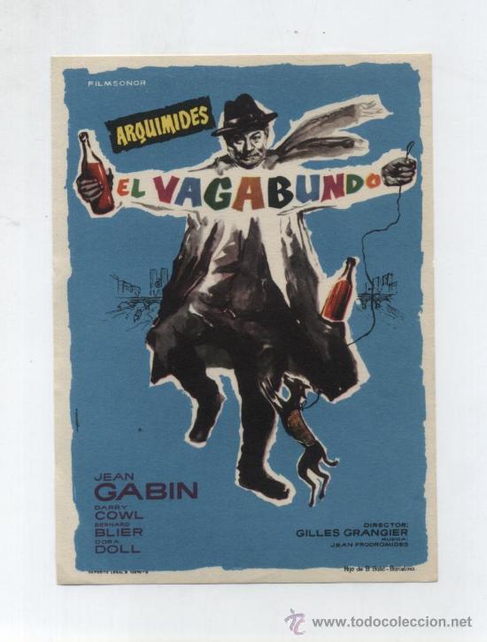 Cine: Arquimides El Vagabundo. Sencillo de filmsonor.  &iexcl;IMPECABLE! - Foto 1