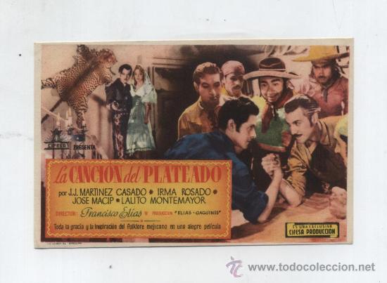 Cine: La Canci&oacute;n del Plateado. Sencillo de Cifesa. &iexcl;IMPECABLE! - Foto 1